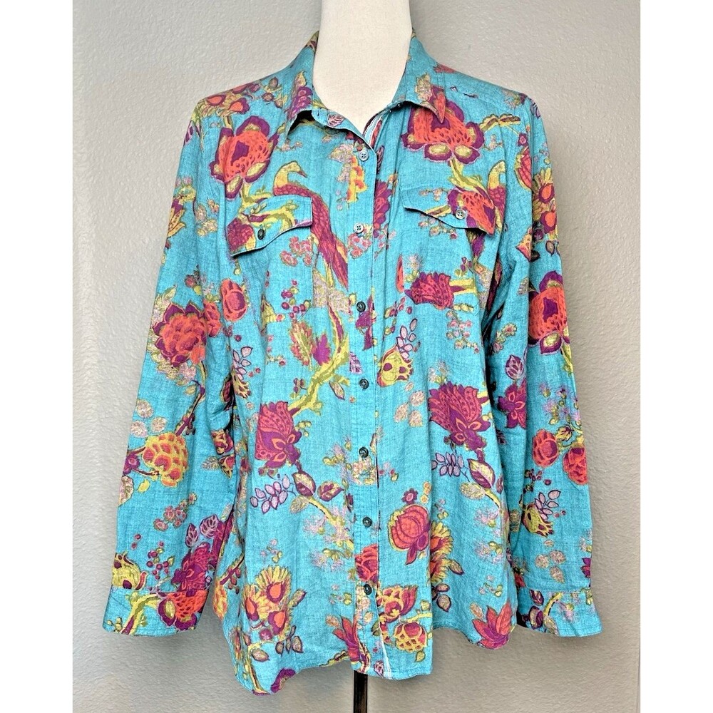 Sundance womens gorgeous luxury floral summer cottagecore long sleeve NWOT Large - Picture 2 of 8